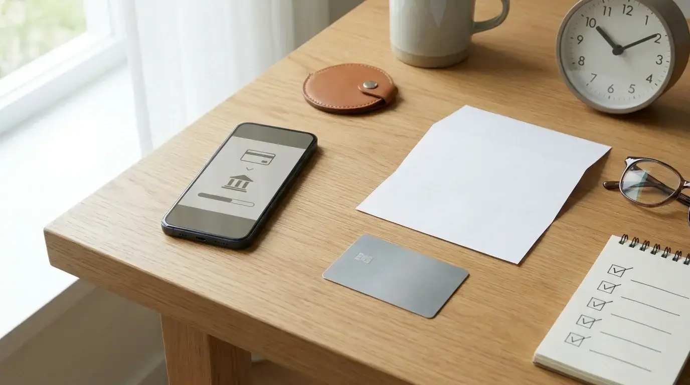Withdrawal checklist with payment, account and timing checkpoints
